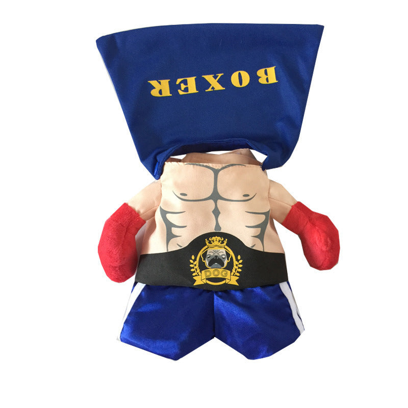 Boxer Halloween Dog Clothes: Upright Champion Dog Costume For Special Occasions Accessories