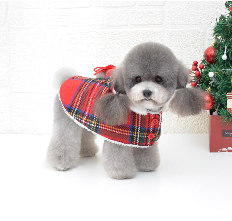 Christmas Knitted Turtleneck Dog Sweater: Red Holiday Dog Winter Coat christmas