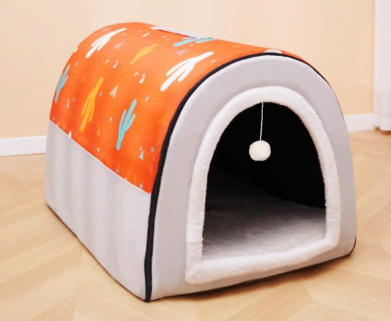 Cozy Dog Kennel And Bed | Removable Dog House for Dogs house