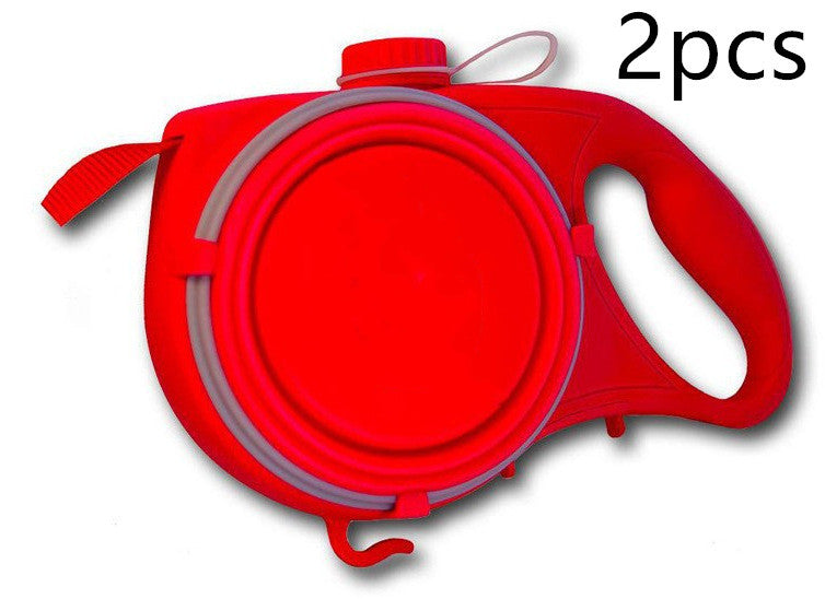 Ergonomic Retractable Dog Leash For Dogs of All Sizes Red / No logo 2pcs Accessories