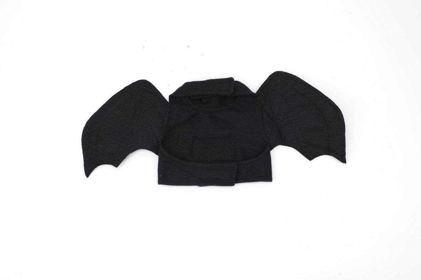 Dog Halloween Wings: Black Bat Costume with Optional Leash For Dogs Bat Chest And Back / L Accessories