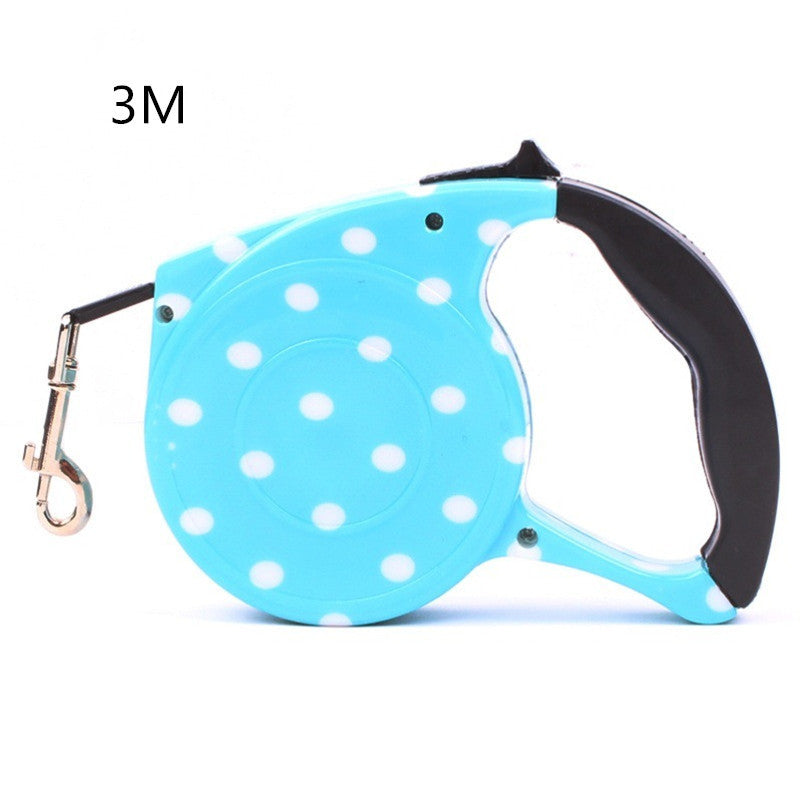 5-Meter Retractable Dog Leash | Patterned Dog Walker - C 3m - leash
