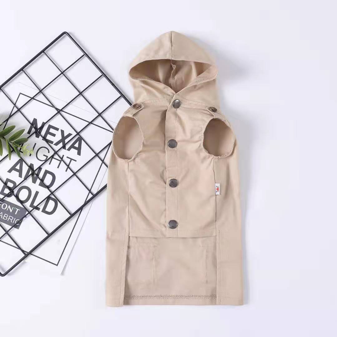 Snowflake Dog Hoodie: English Style Pure Cotton Sweater for Small Dogs Khaki / 2XL Accessories