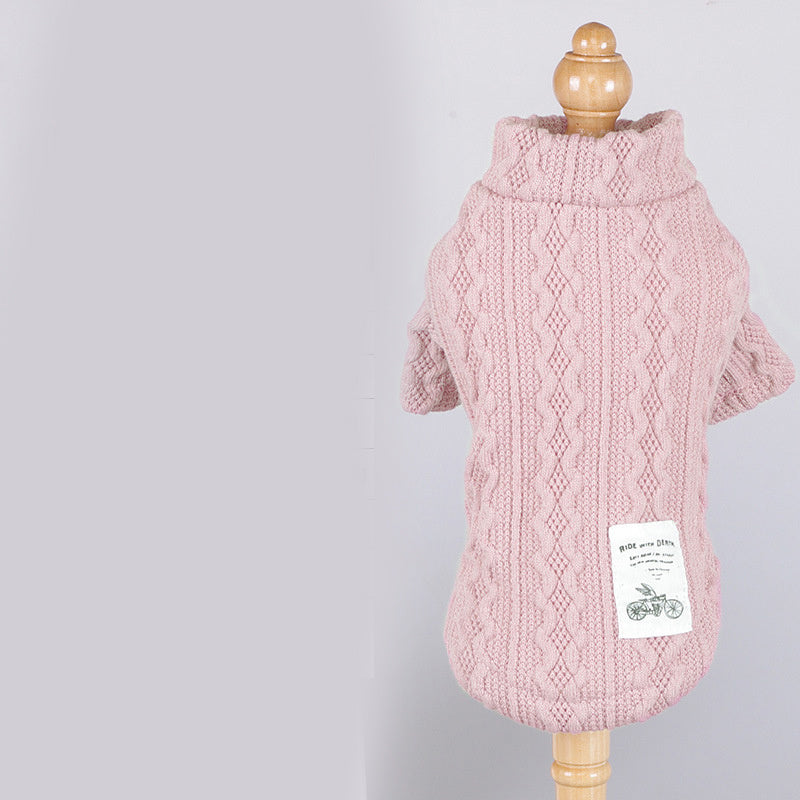 Thin Acrylic Dog Sweater | Lightweight Dog Pullover Pink / L Accessories