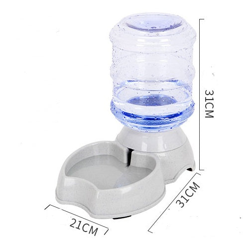 1.8L Puzzle Dog Feeder | Automatic And Interactive Dispenser for Dogs Gray / Drinking fountain food