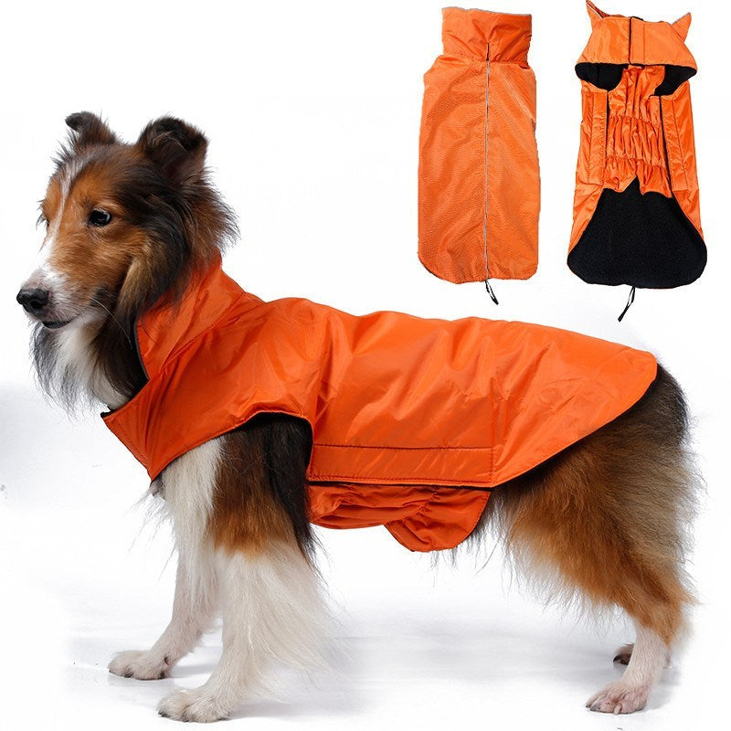 Waterproof Dog Rain Coat | Adjustable Tarpaulin Dog Coat Vest - coats