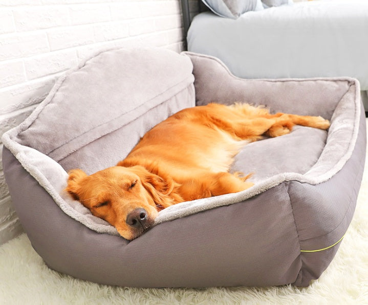 Plush Dog Sofa Bed Washable And Available in Multiple Sizes Accessories