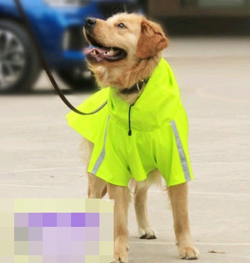 Spring/Summer Dog Raincoat: Waterproof Reflective Cape for All Dogs - Accessories