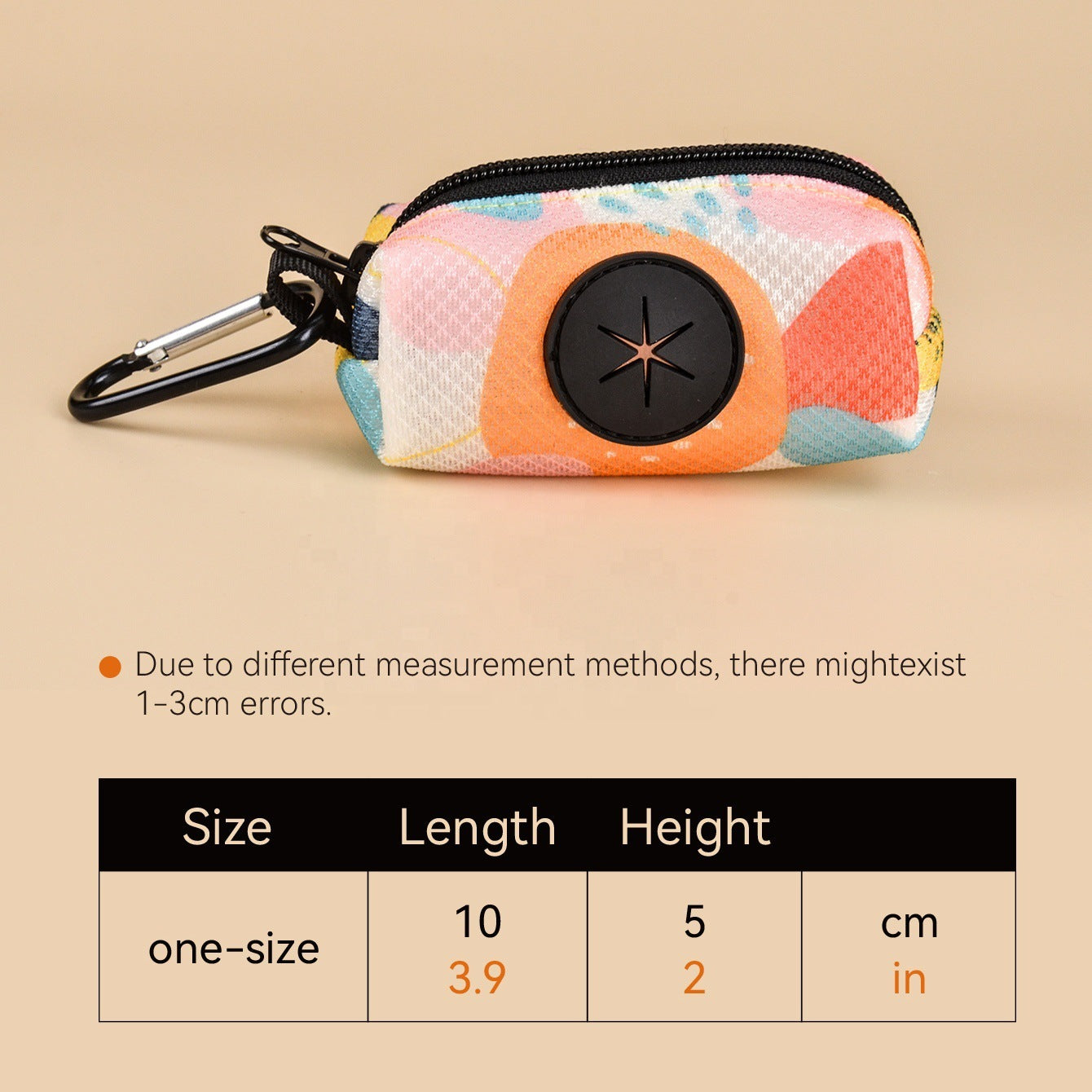 Portable Dog Waste Bag Dispenser | Stylish Printed Poop Dog Bag Holder - travel