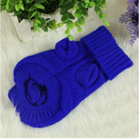 Knitted Wool Dog Sweater | Soft And Warm Dog Sweater with Buttons Dog clothes
