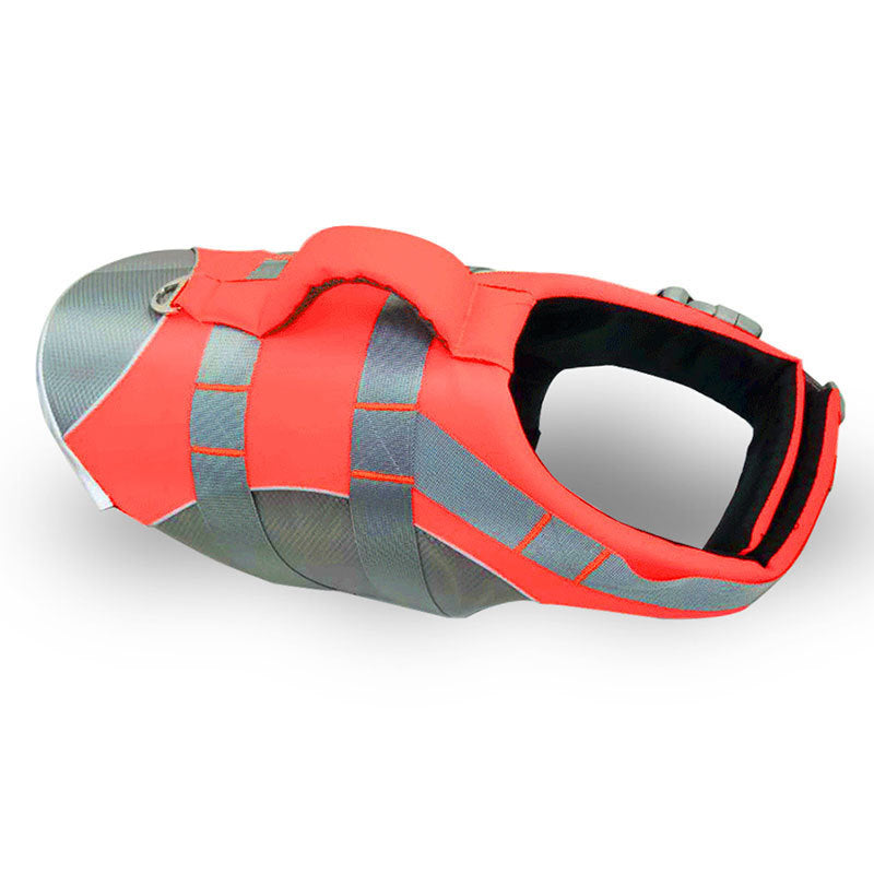 Adjustable Dog Life Jacket And Vest | Reflective Flotation Gear for Dogs - Orange / L - coats