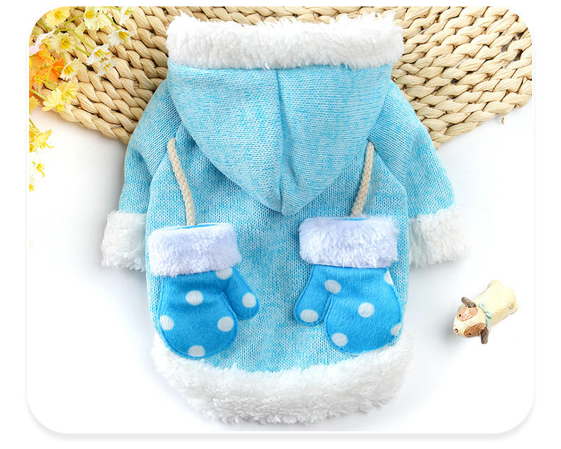 Blue And White Dog Christmas Sweater | Festive Holiday Apparel Sky blue / L christmas