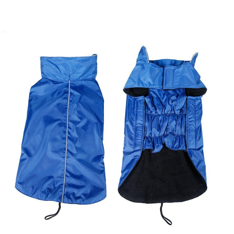 Waterproof Dog Rain Coat | Adjustable Tarpaulin Dog Coat Vest - Blue / 3XL - coats