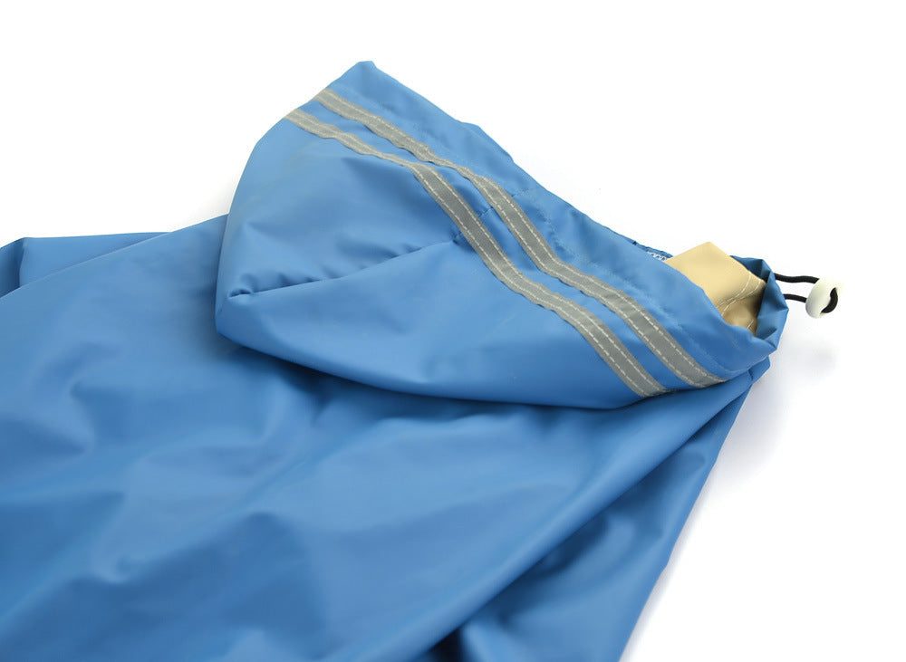 Large and Medium Dog Raincoat: Full-Coverage Waterproof Dog Jacket with Hood - Accessories