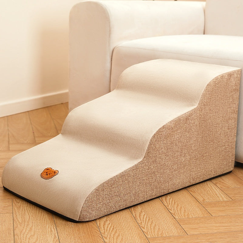 Washable Dog Stairs And Ramp | 2 3 And 4 Step Anti Slip Dog Ladder Coffee / Stairs Removable And Washable home