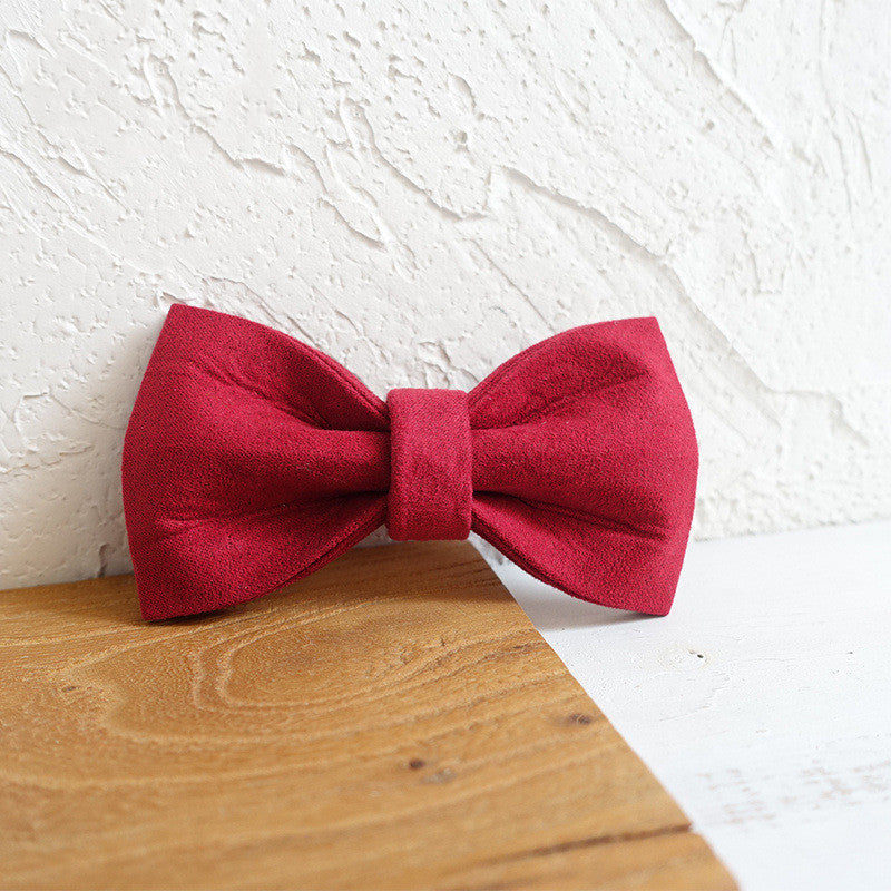 Adjustable Dog Bow Tie for Collar | Multiple Sizes Pet Accessory Red / L bow