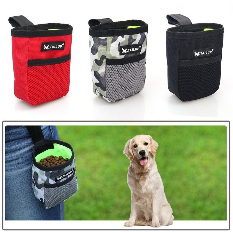 600D Oxford Cloth Mini Dog Training Treat Pouch | Portable Dog Snack Bag dog training