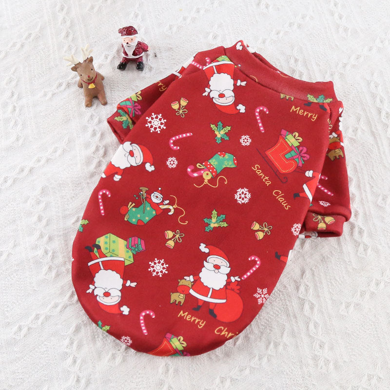 Festive Christmas Dog Clothes Dog Pet Outfit for Christmas 9 Style / 2XL christmas