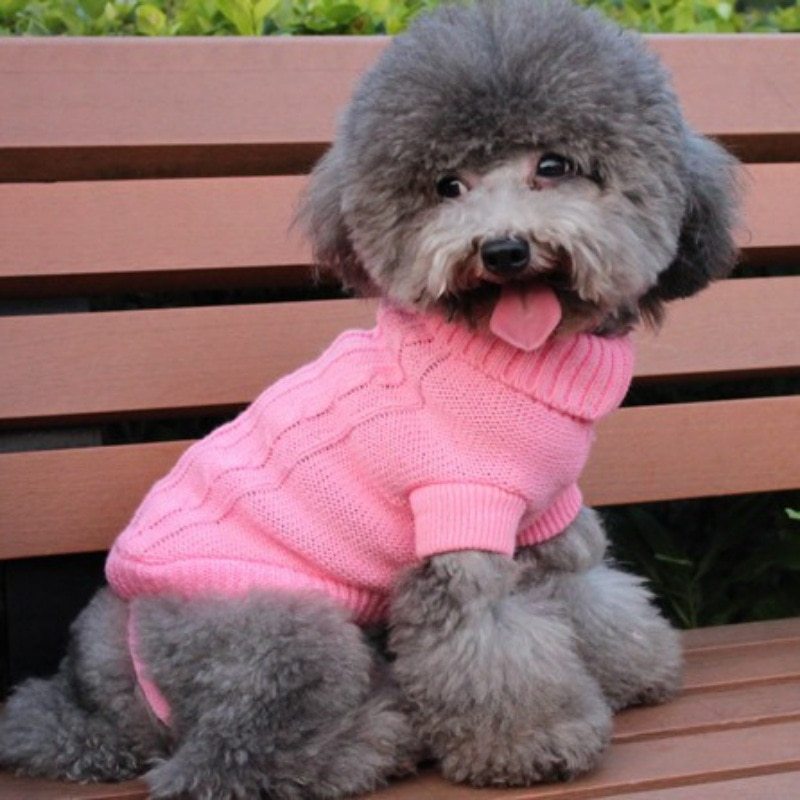 Knitted Wool Dog Sweater | Soft And Warm Dog Sweater with Buttons Dog clothes