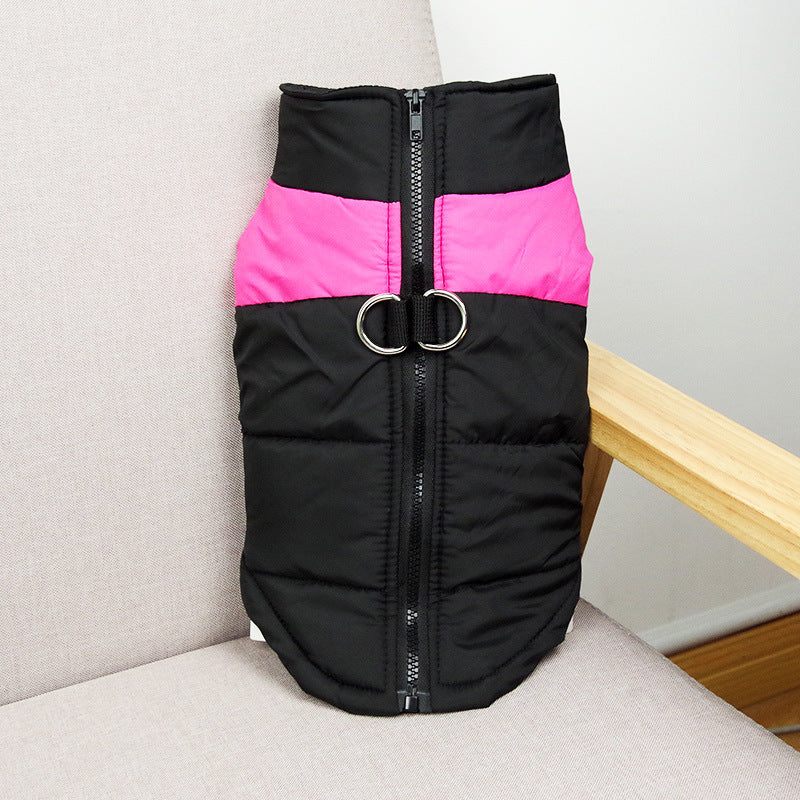 Waterproof Winter Dog Coat | Warm And Casual Dog Cotton Vest - Pink / 3XL - coats