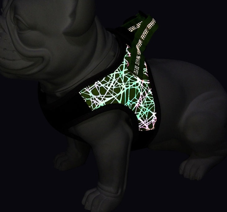 Polyester Dog Vest Harness | Adjustable Chest Strap for Pets - harness