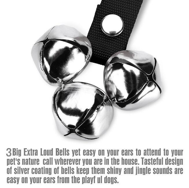 Adjustable Dog Doorbells for Potty Training | Bells for Housebreaking And Communication default Dog Training Gear