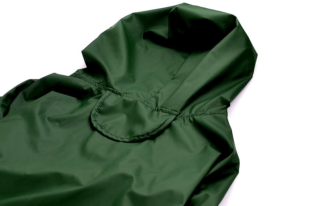 Large and Medium Dog Raincoat: Full-Coverage Waterproof Dog Jacket with Hood - Accessories