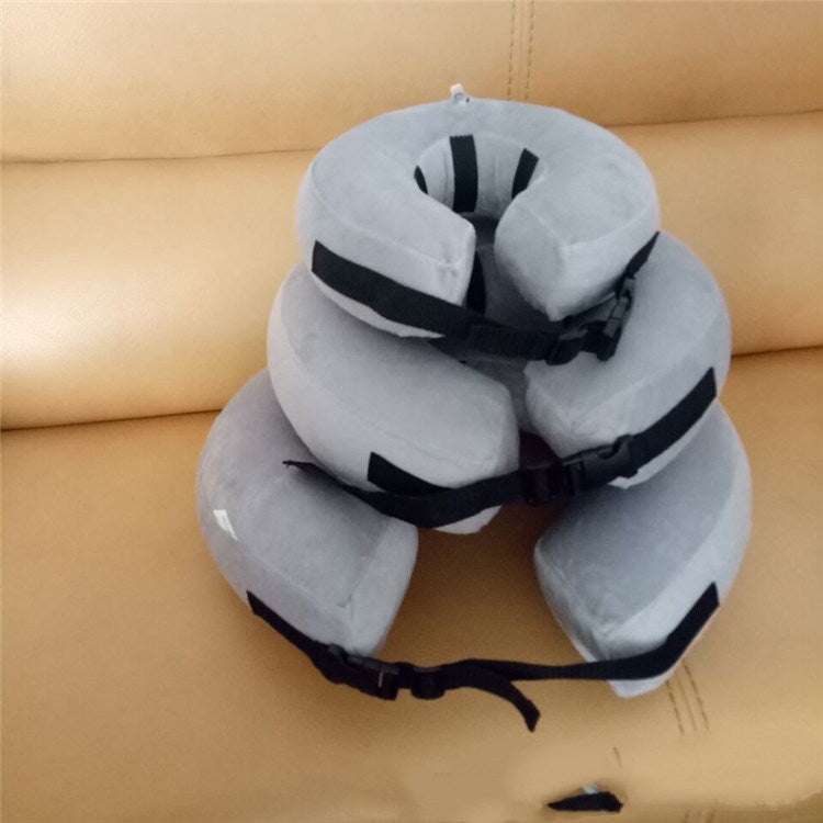 Soft Inflatable Dog Collar | Protective E Collar Recovery For Dogs Gray / L Dog Collars & Leashes