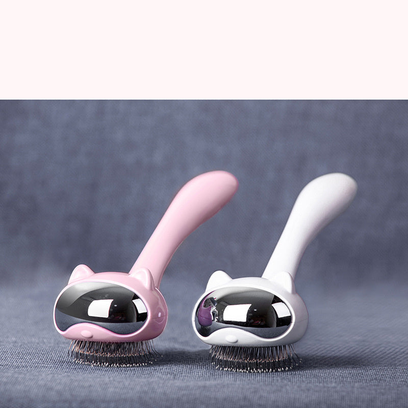 Multi Material Grooming Comb for Dogs Ideal For Golden Retrievers Pink fashion