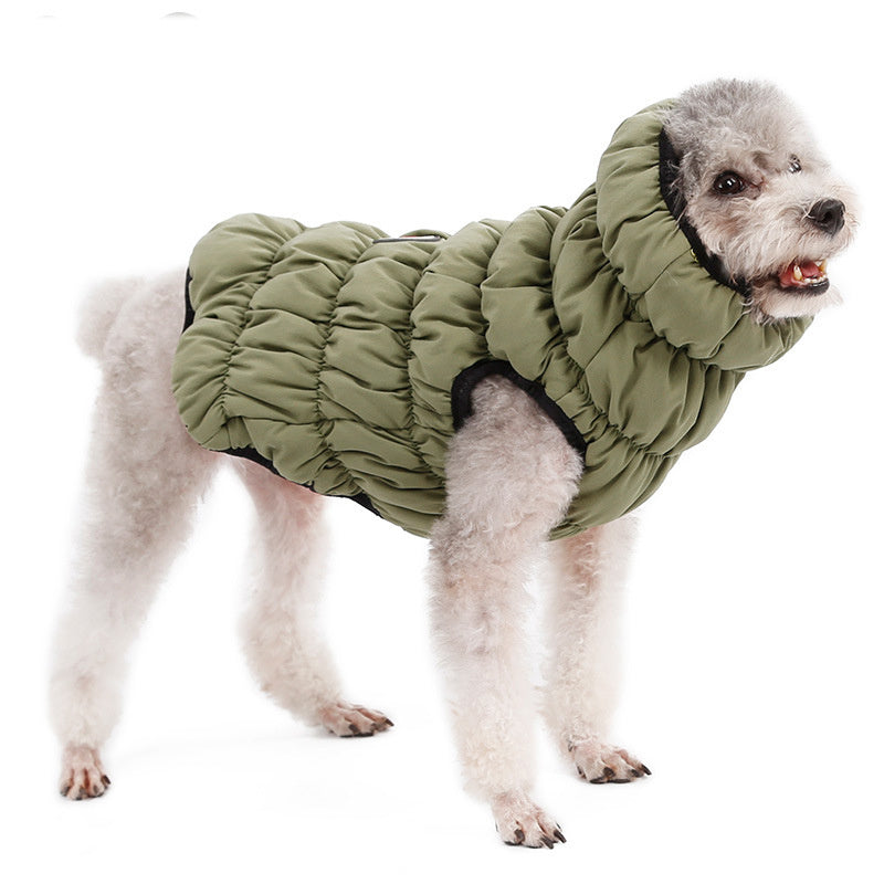 Reversible Winter Dog Coat And Jacket | Warm Dog Apparel - Green / L - coats