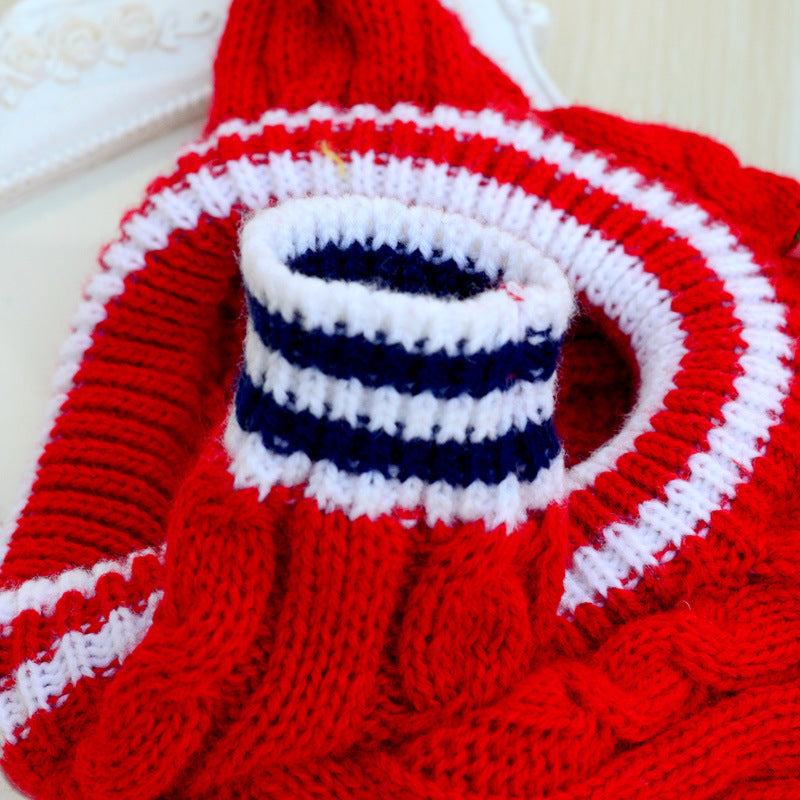 Warm Wool Knitted Dog Sweater | Four Legged Casual Dog Jumper Accessories