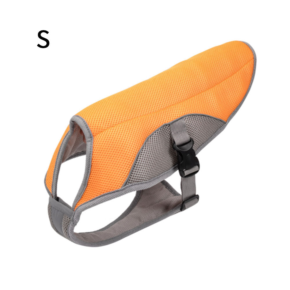 Breathable Summer Dog Cooling Vest | Heat-Resistant Dog Jacket - L / Orange - coats