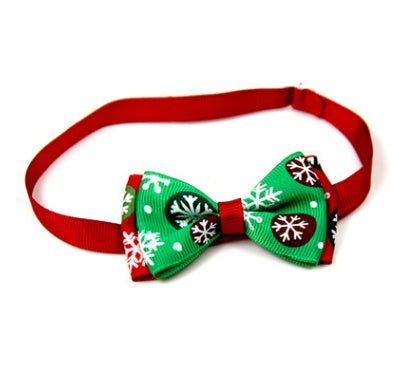 Adjustable Christmas Dog Bow Tie with Bell | Single Piece Dog And Cat Accessory 9 bow