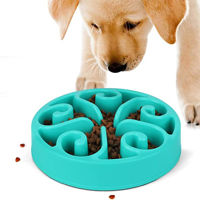 Slow Feeder Dog Bowl To Prevent Bloating| Dog Food Bowls Blue eco