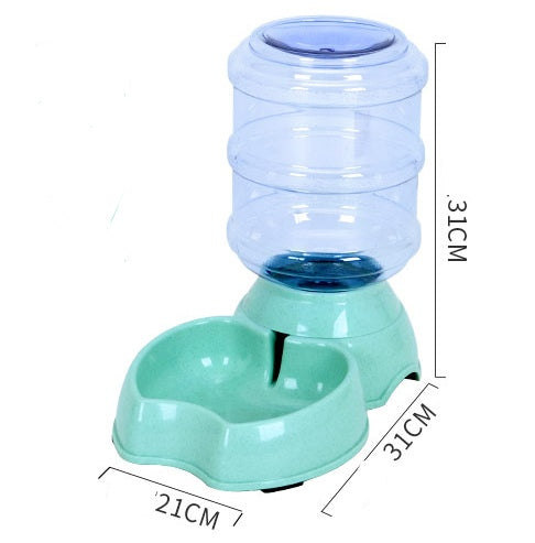 1.8L Puzzle Dog Feeder | Automatic And Interactive Dispenser for Dogs Green / Drinking fountain food
