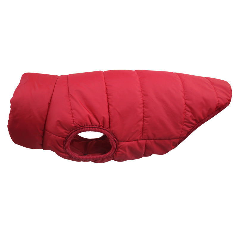 Padded Plaid Dog Coat | Warm Winter Jacket for Small to Large Dogs - Coats & Dog Vests