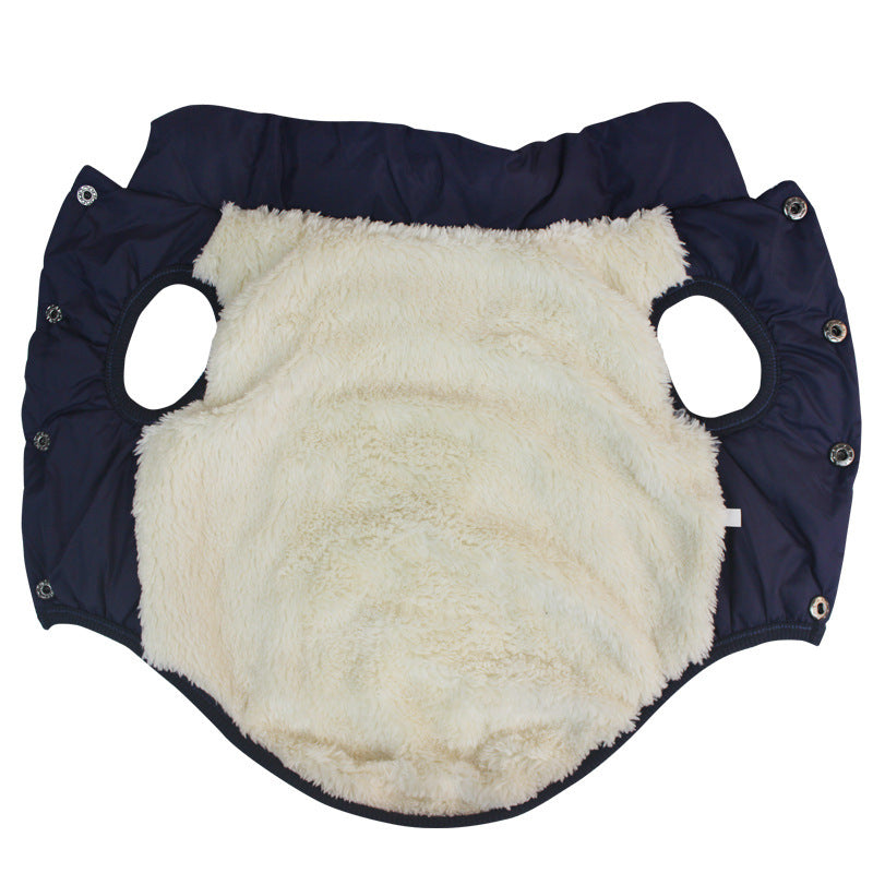 Padded Plaid Dog Coat | Warm Winter Jacket for Small to Large Dogs - Coats & Dog Vests