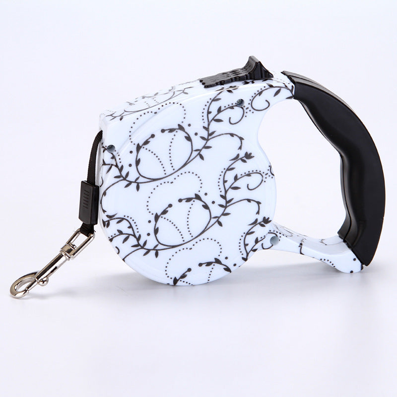 5-Meter Retractable Dog Leash | Patterned Dog Walker - A - leash