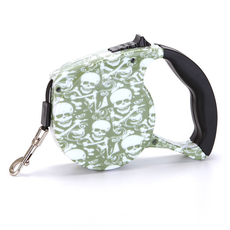 5-Meter Retractable Dog Leash | Patterned Dog Walker - G - leash