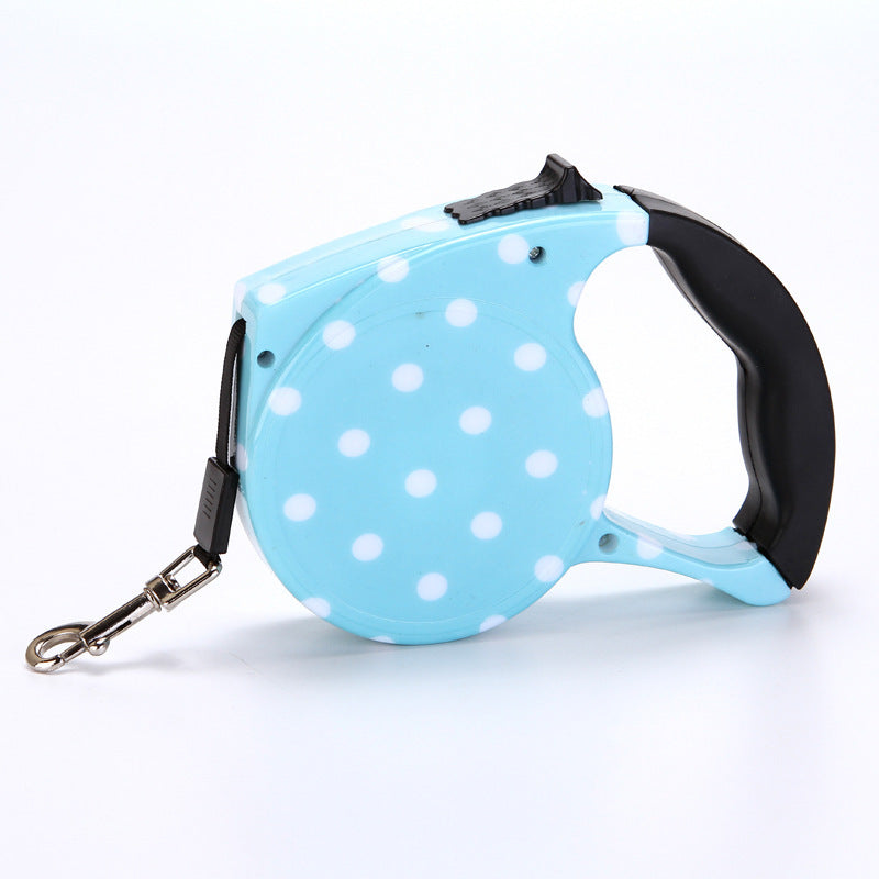 5-Meter Retractable Dog Leash | Patterned Dog Walker - C - leash