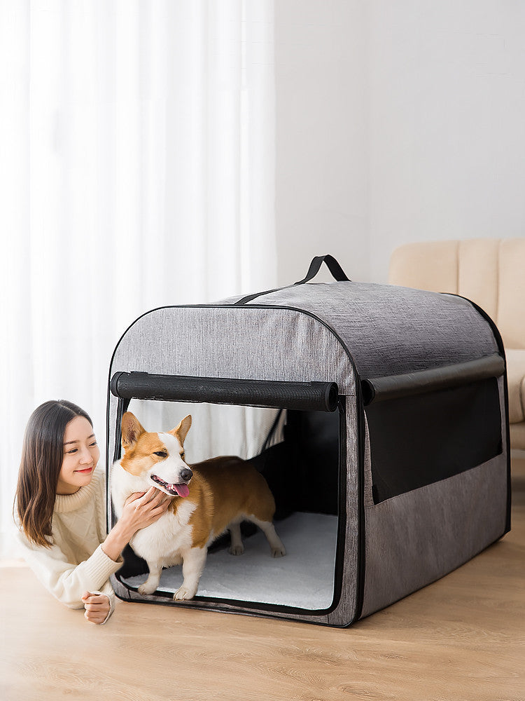 Portable Cylinder Dog Carrier | Washable Travel Bag for Dogs house