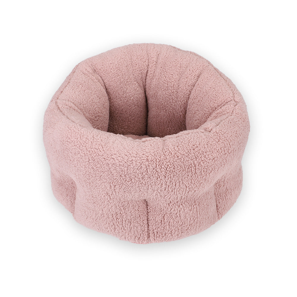 Washable Plush Dog Bed | Calming Dog Bed for All Sizes Pink / S beds