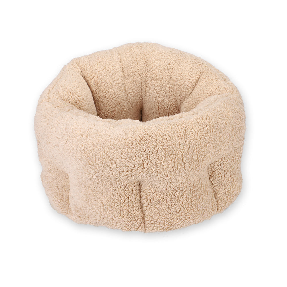 Washable Plush Dog Bed | Calming Dog Bed for All Sizes Khaki / S beds