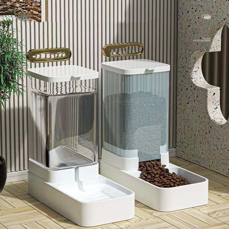 Automatic Dog Feeder And Water Dispenser for Dogs | Large Capacity Dog Feeder Suit beds