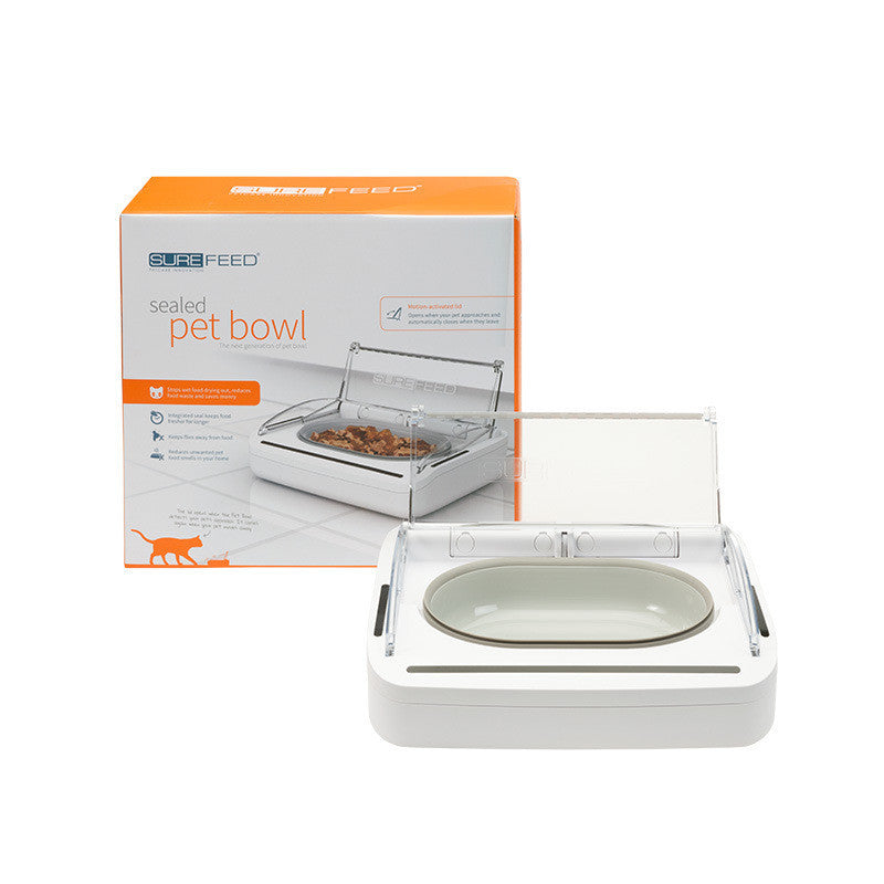 Smart Automatic Dog Feeder with Induction Sealing And Dual Stainless Steel Bowls food