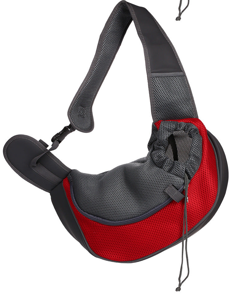 Breathable Mesh Dog Travel Shoulder Bag | Lightweight Carrier for Dogs - travel