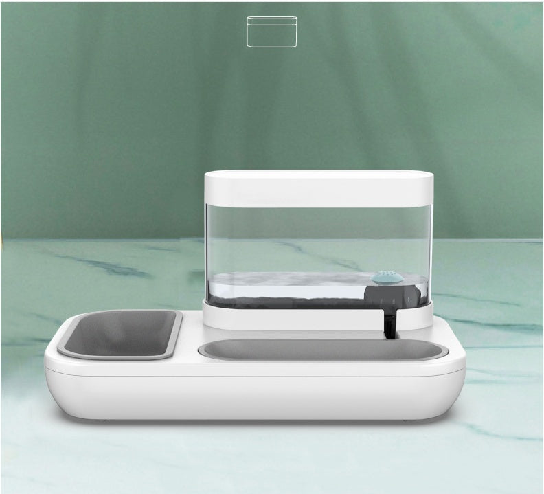 Automatic Dog Water Fountain And Feeder Bowl | 1.5L Double Bowl Dish for Dogs food