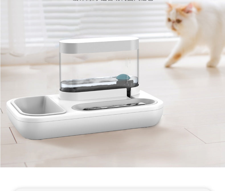 Automatic Dog Water Fountain And Feeder Bowl | 1.5L Double Bowl Dish for Dogs food