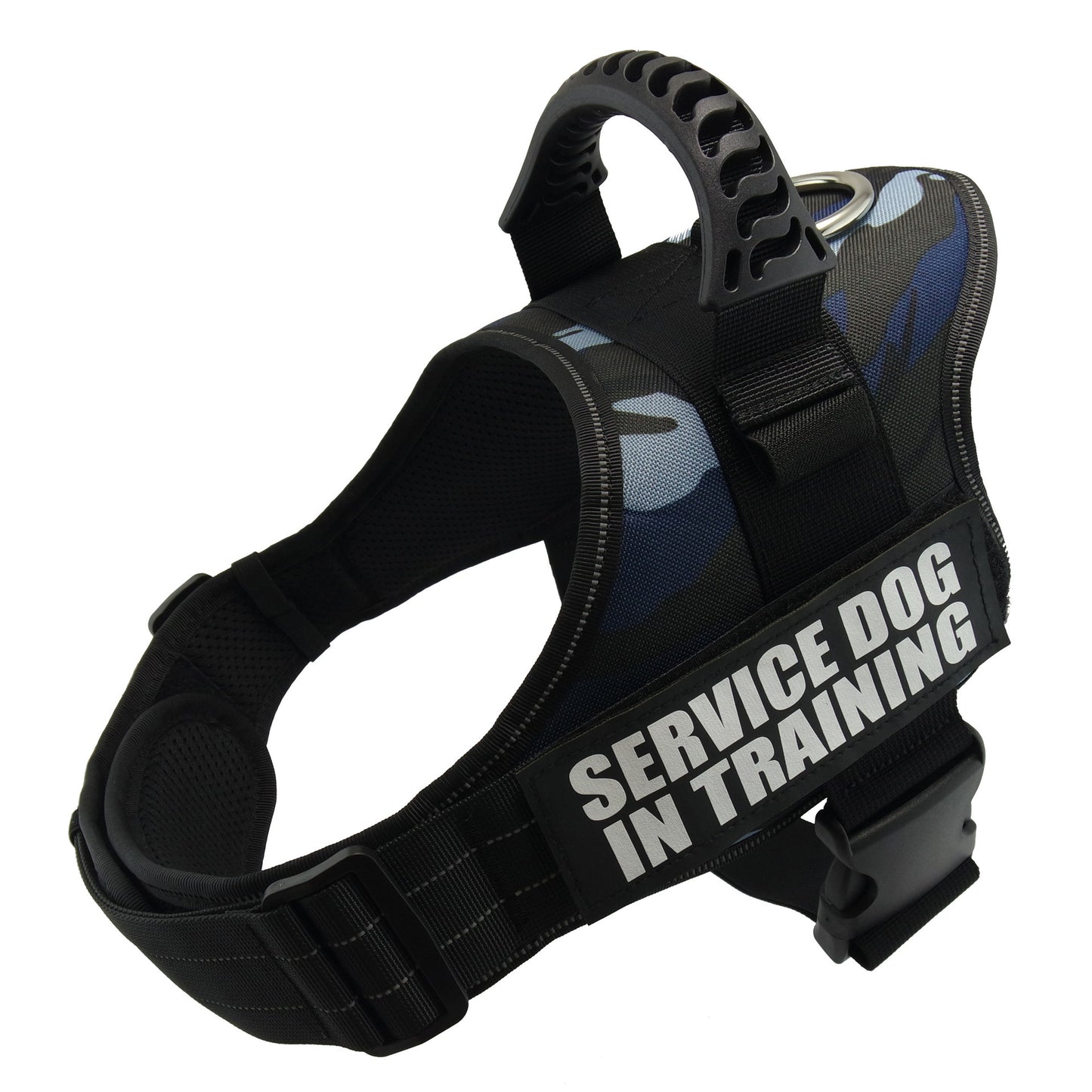 Adjustable And Reflective Dog Harness | Breathable Dog Vest for All Dog Sizes - Dark blue camouflage / 2XL - Dog
