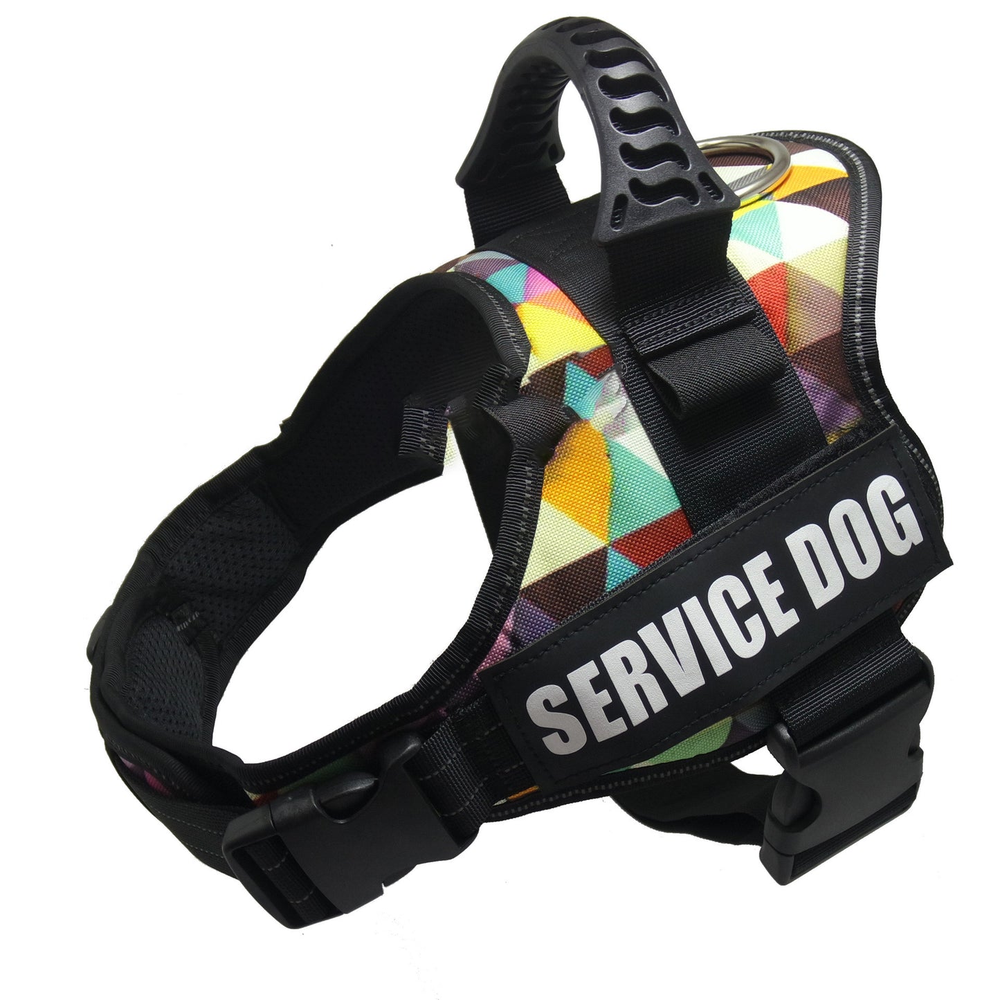 Adjustable And Reflective Dog Harness | Breathable Dog Vest for All Dog Sizes - Color grid / 2XL - Dog Harnesses &